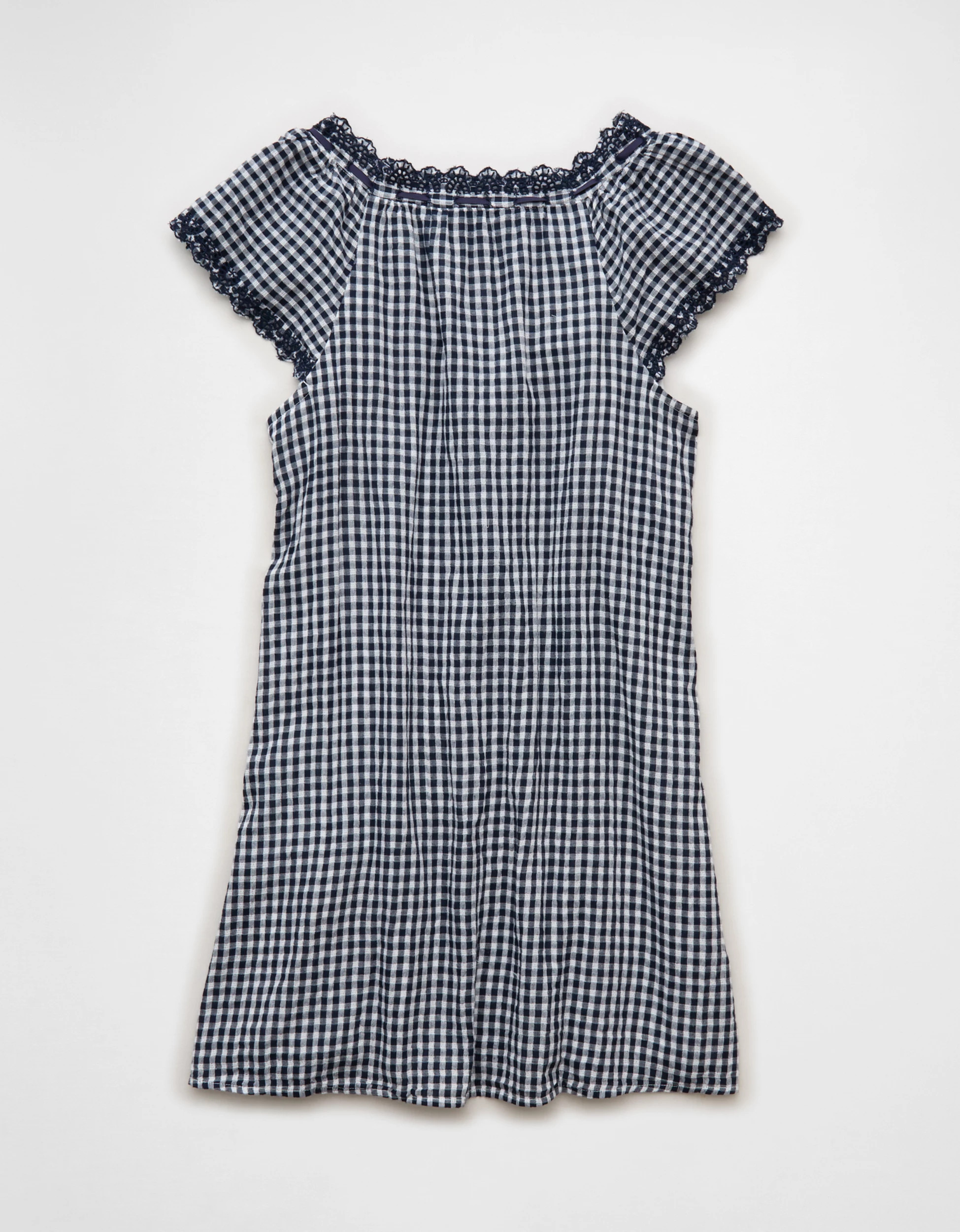 AE V-Neck Ruffled Button-Up Mini Dress | American Eagle Outfitters (US & CA)