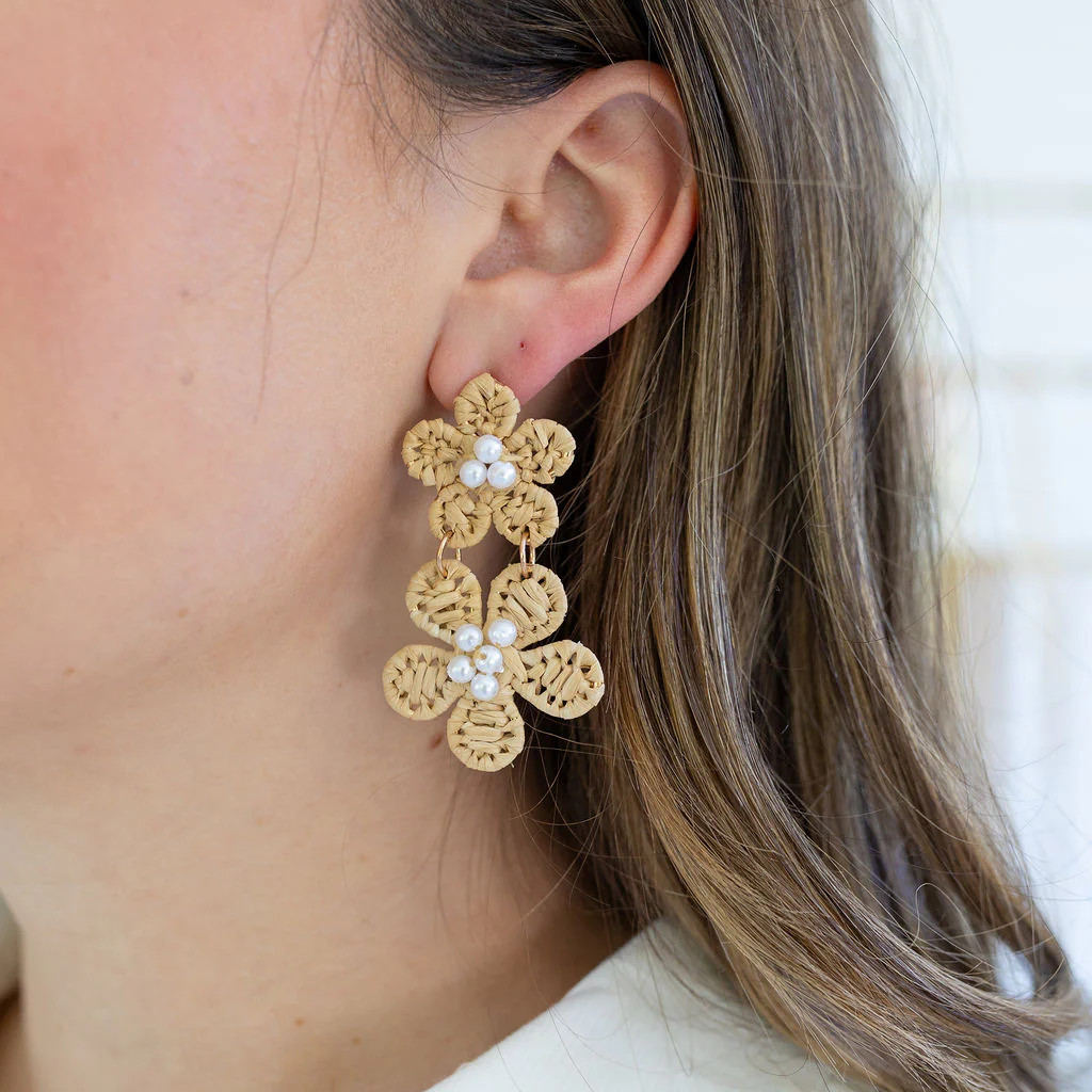 Woven Floral Drops | Erin McDermott Jewelry