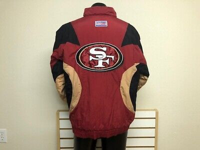 Vintage San Francisco 49er's Pro Line Reebok  puffer Jacket Size Medium NFL nice  | eBay | eBay US