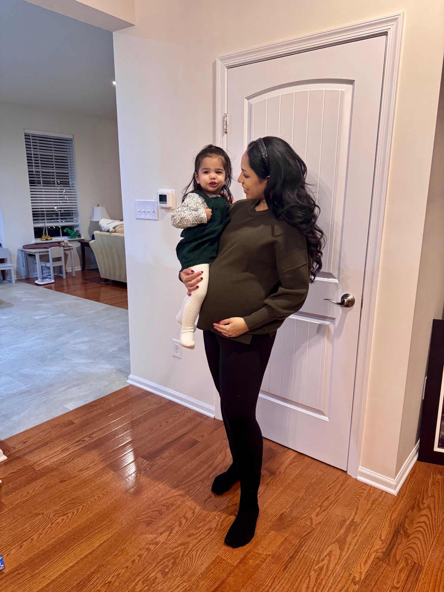 Shop our Christmas outfits! I am wearing size medium in this cozy amazon sweater and baby girl is wearing Target ✨🎄 #affordablefashion #outfitinspo #mommyandme

pregnancy style
pregnancy outfits
maternity fashion
maternity style 
maternity outfit inspo
stylish mommy
affordable amazon fashion
affordable pregnancy fashion
winter fashion
winter style
holiday maternity style
christmas outfits inspo
christmas outfits
mommy and me outfits

#LTKBaby #LTKBump #LTKHoliday