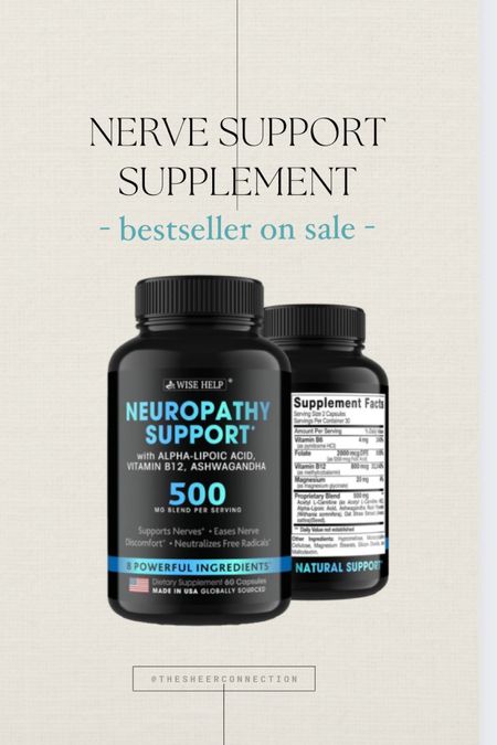 This is really amazing as a nerve support supplement and is on sale at the moment 

#LTKsalealert #LTKSeasonal #LTKfindsunder50