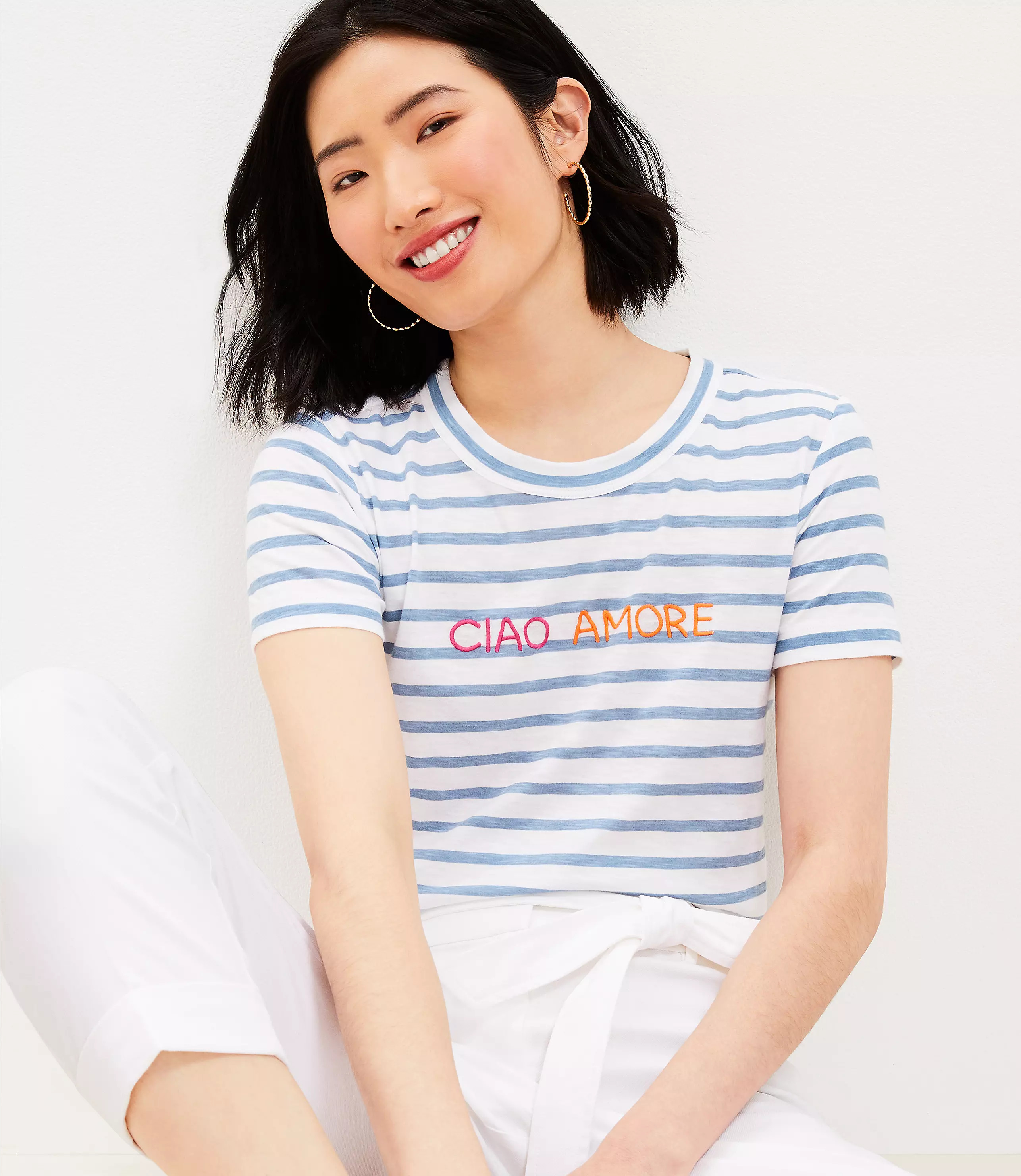 Ciao Amore Everyday Crew Tee | LOFT