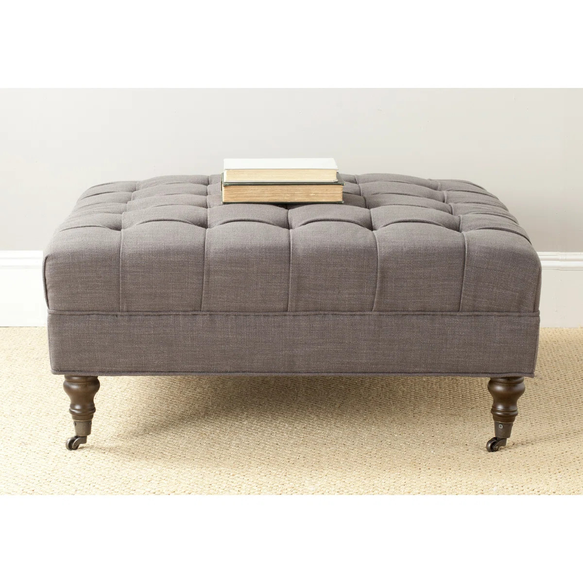 Alcott Hill® Jaylon 34.8" Wide Tufted Square Cocktail Ottoman & Reviews | Wayfair | Wayfair North America