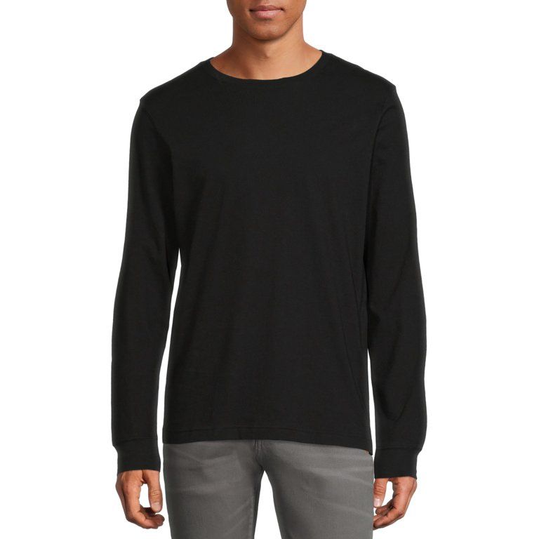 George Men's Long Sleeve Crew Tee | Walmart (US)