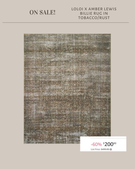 On sale! This beautiful Loloi area rug

#LTKHome #LTKSaleAlert #LTKStyleTip