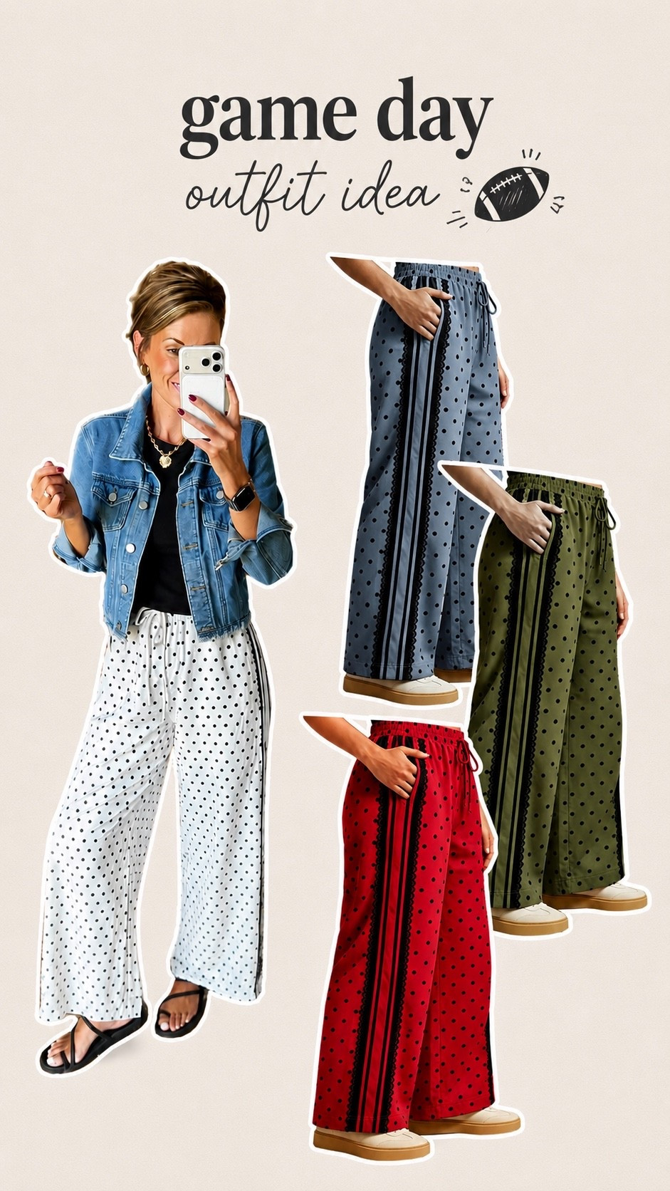 The colors of these pants make them perfect for spirit wear 🏈 
Wearing medium

#LTKSeasonal #LTKOver40