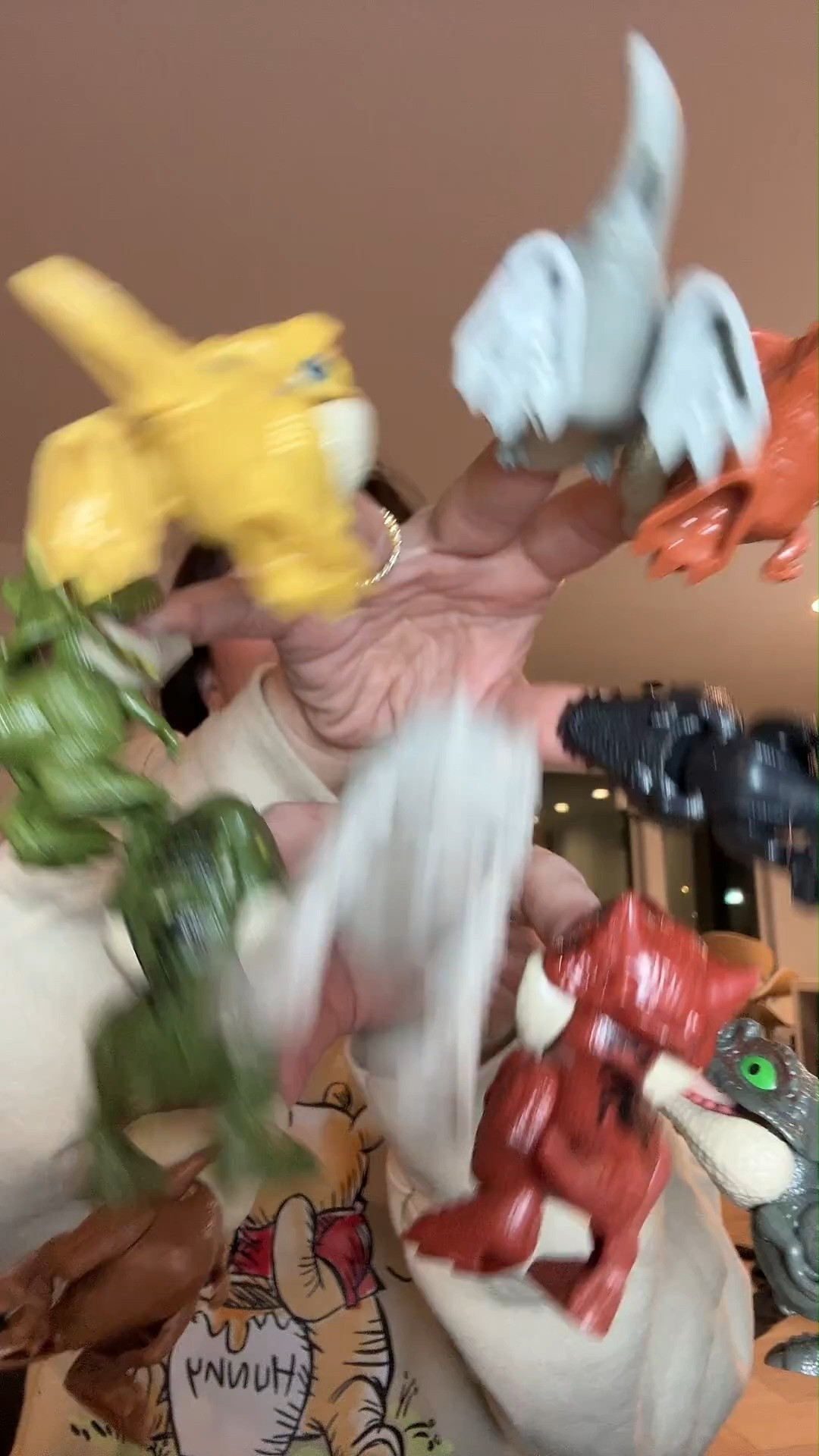 Winbar 6PCS Biting Finger Dinosaurs Toy, Dino Figure Chomp Toys Gifts Boys and Girls 

 #LTKHome #LTKKids