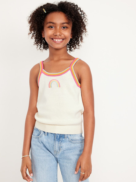 Embroidered Sweater Tank Top for Girls | Old Navy (CA)