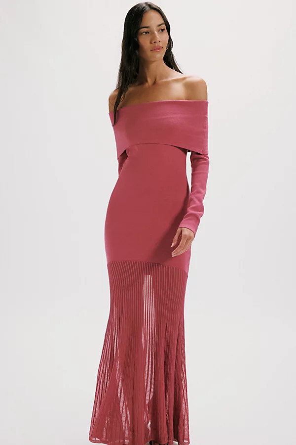 SER. O.YA Isotta Off-The-Shoulder Maxi Dress | Free People (Global - UK&FR Excluded)