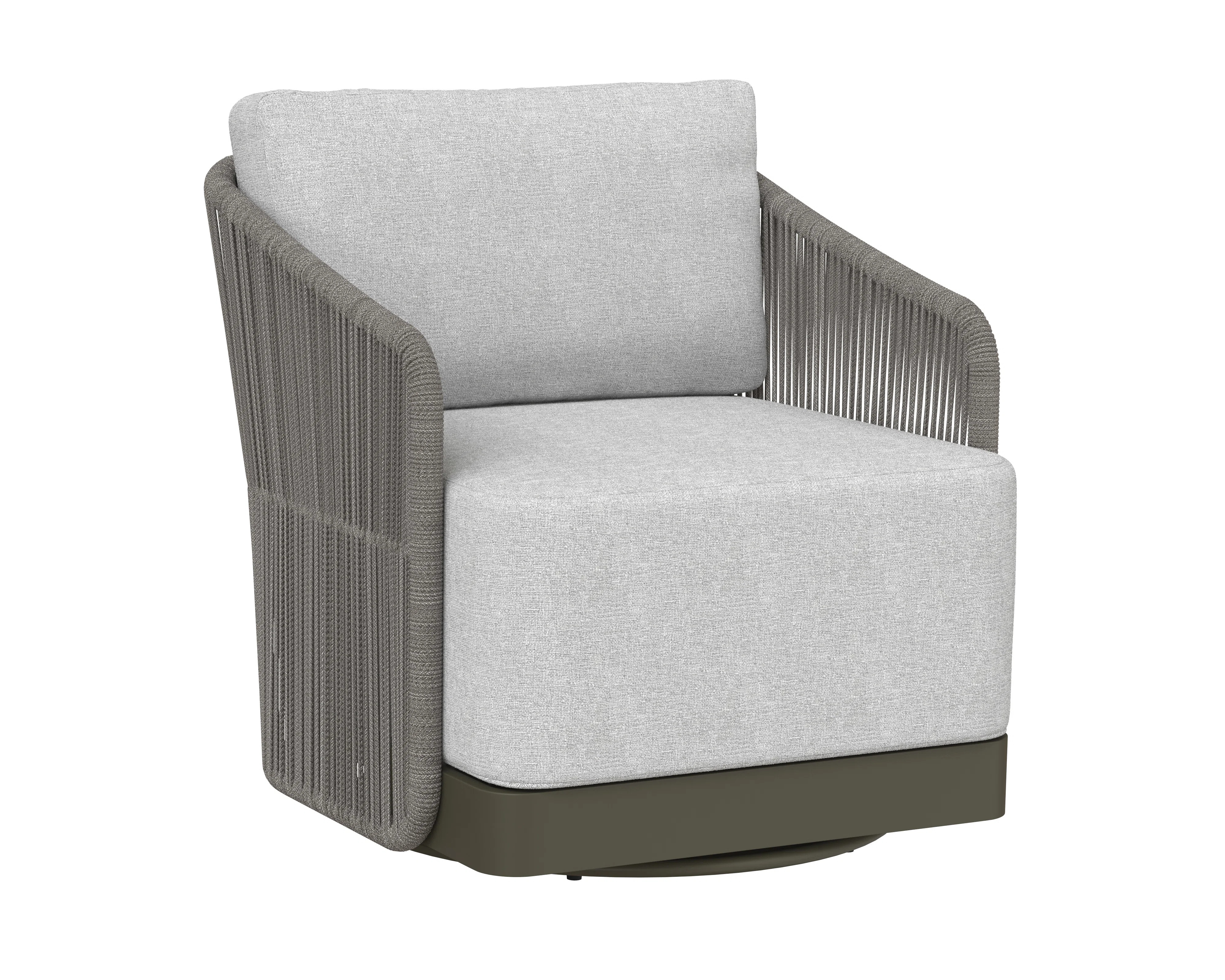 SUNPAN Allariz Swivel Patio Chair with Cushions | Perigold | Perigold