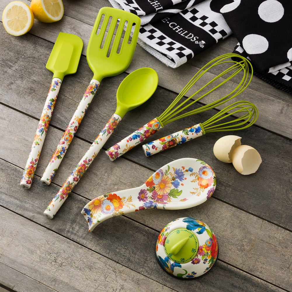 White Flower Market Spoon Rest | MacKenzie-Childs