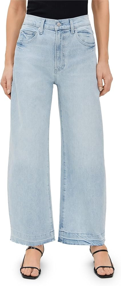 PAIGE Women's Arellia Ankle Jeans Fernanda with Wide Undone Hem | Amazon (US)