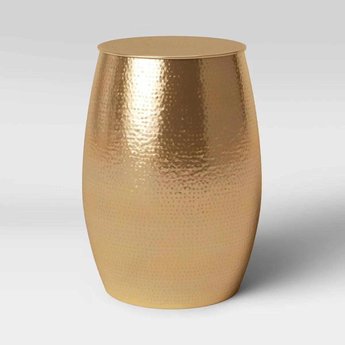 Hammered Metal Storage Patio Accent Table - Threshold™ | Target