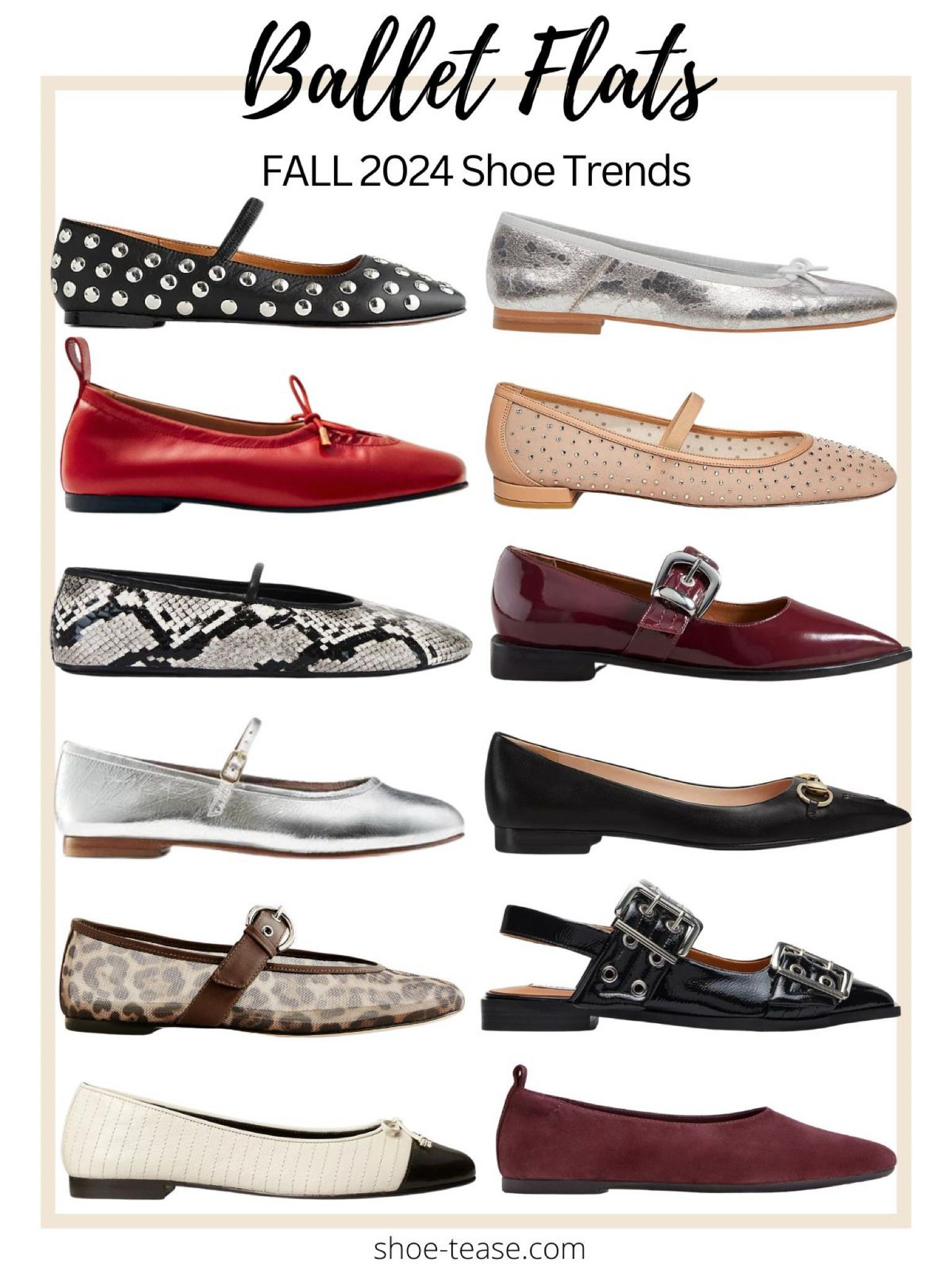 Fall 2024 women’s shoe trends: ballet flats in all colors and styles  

#LTKSeasonal #LTKShoeCrush
