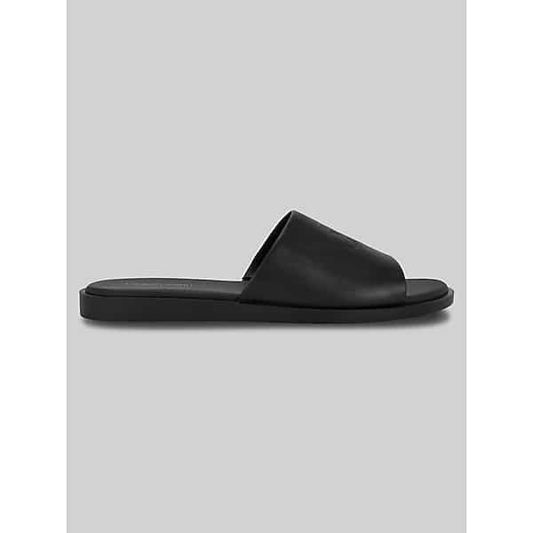 Calvin Klein Men's Edenn Slip-On Slide Sandals Black - Size: 10 D-Width | The Men's Wearhouse