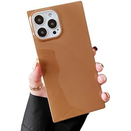 Cocomii Square iPhone 13 Pro Max Case - Square Neutral Plain Color - Slim - Lightweight - Glossy - N | Amazon (US)
