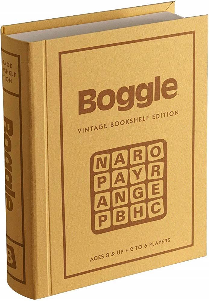 WS Game Company Boggle Vintage Bookshelf Edition | Amazon (US)