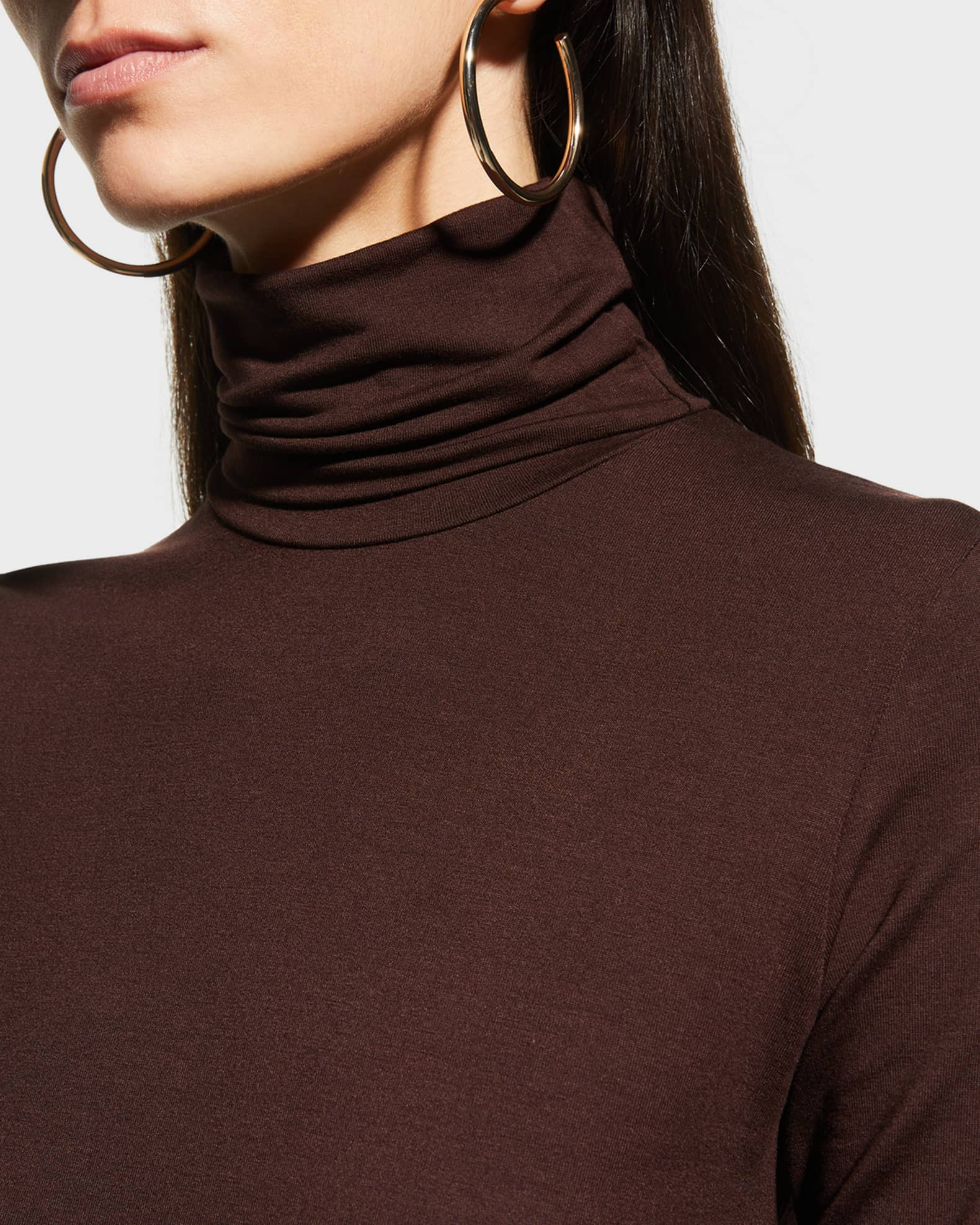 Majestic Filatures Viscose Jersey Turtleneck | Neiman Marcus