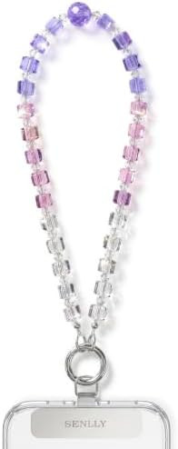 Crystal Phone Wrist Lanyard, Beaded Wristlet Charm Strap for Women | Fits All Phones, Radiant Jew... | Amazon (US)