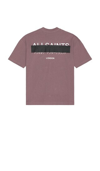 ALLSAINTS Redact Tee in Mauve. - size S | Revolve Clothing (Global)