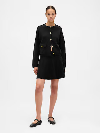 Pleated Mini Sweater Skirt | Gap (US)