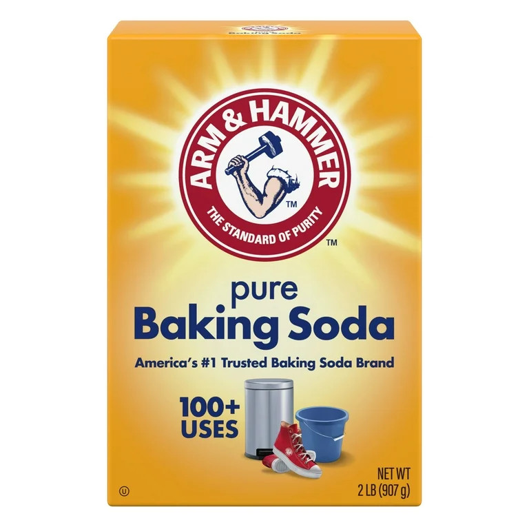 ARM & HAMMER Pure Baking Soda, For Baking, Cleaning & Deodorizing, 2 lb Box | Walmart (US)