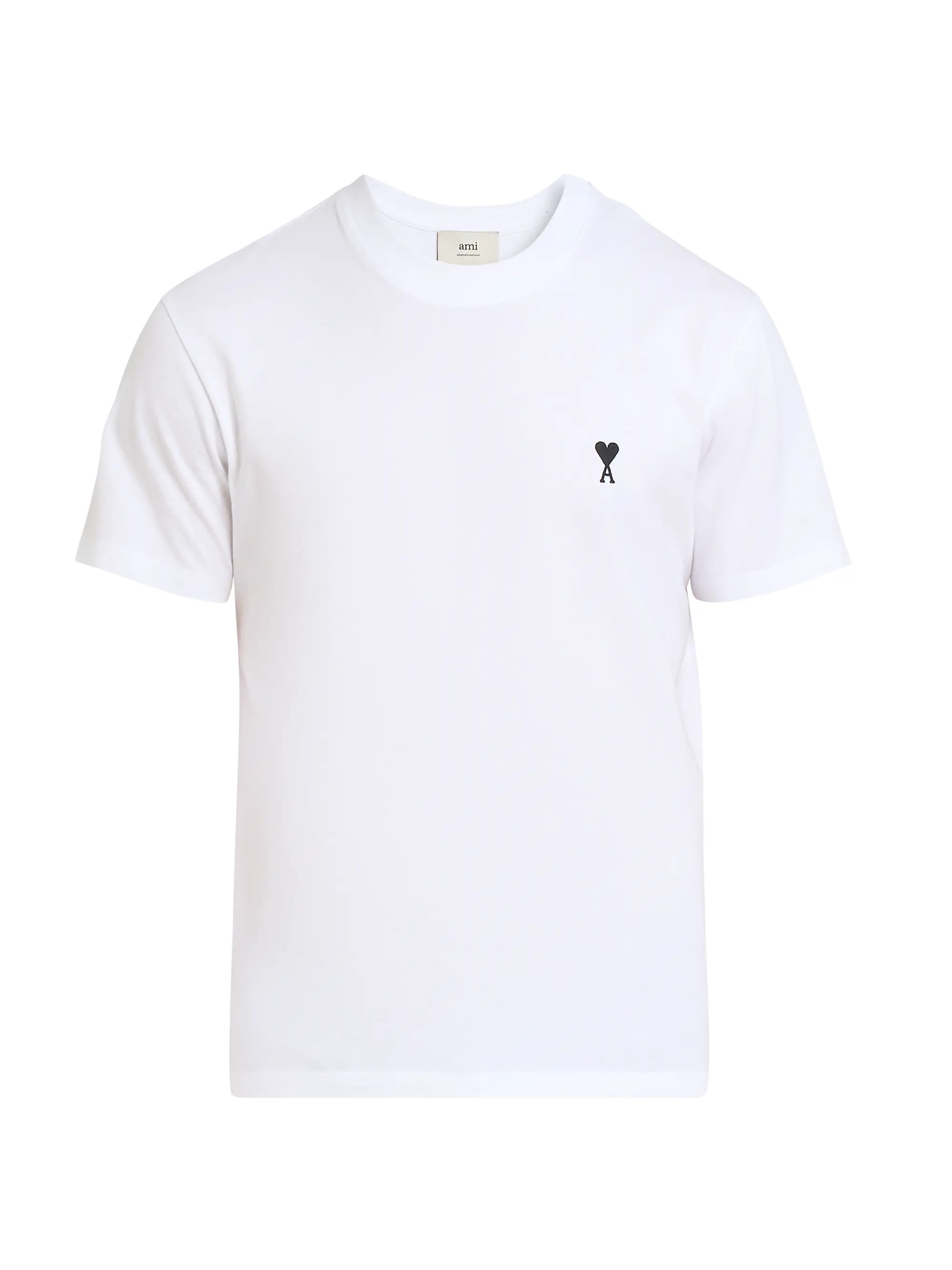 Contrasted Ami de Coeur Cotton T-Shirt | Saks Fifth Avenue