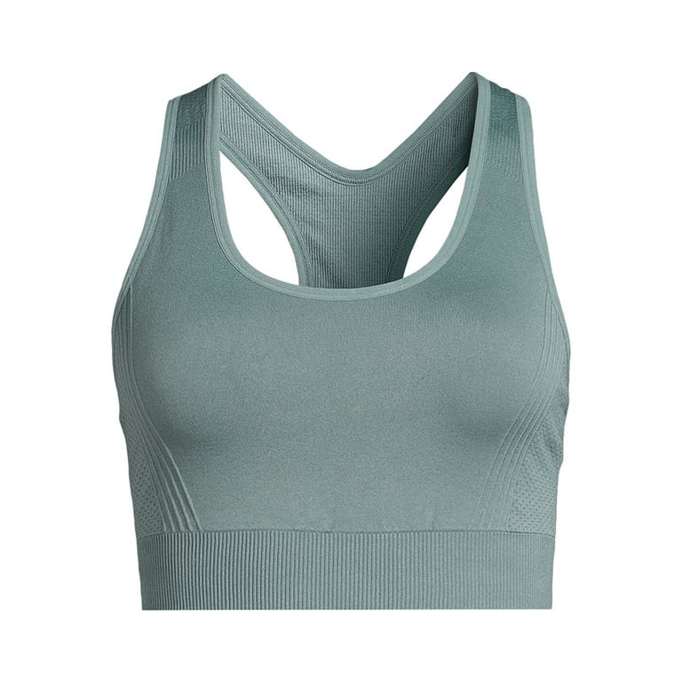 Avia Women's Medium Support Seamless Racerback Sports Bra, Sizes S-3XL | Walmart (US)