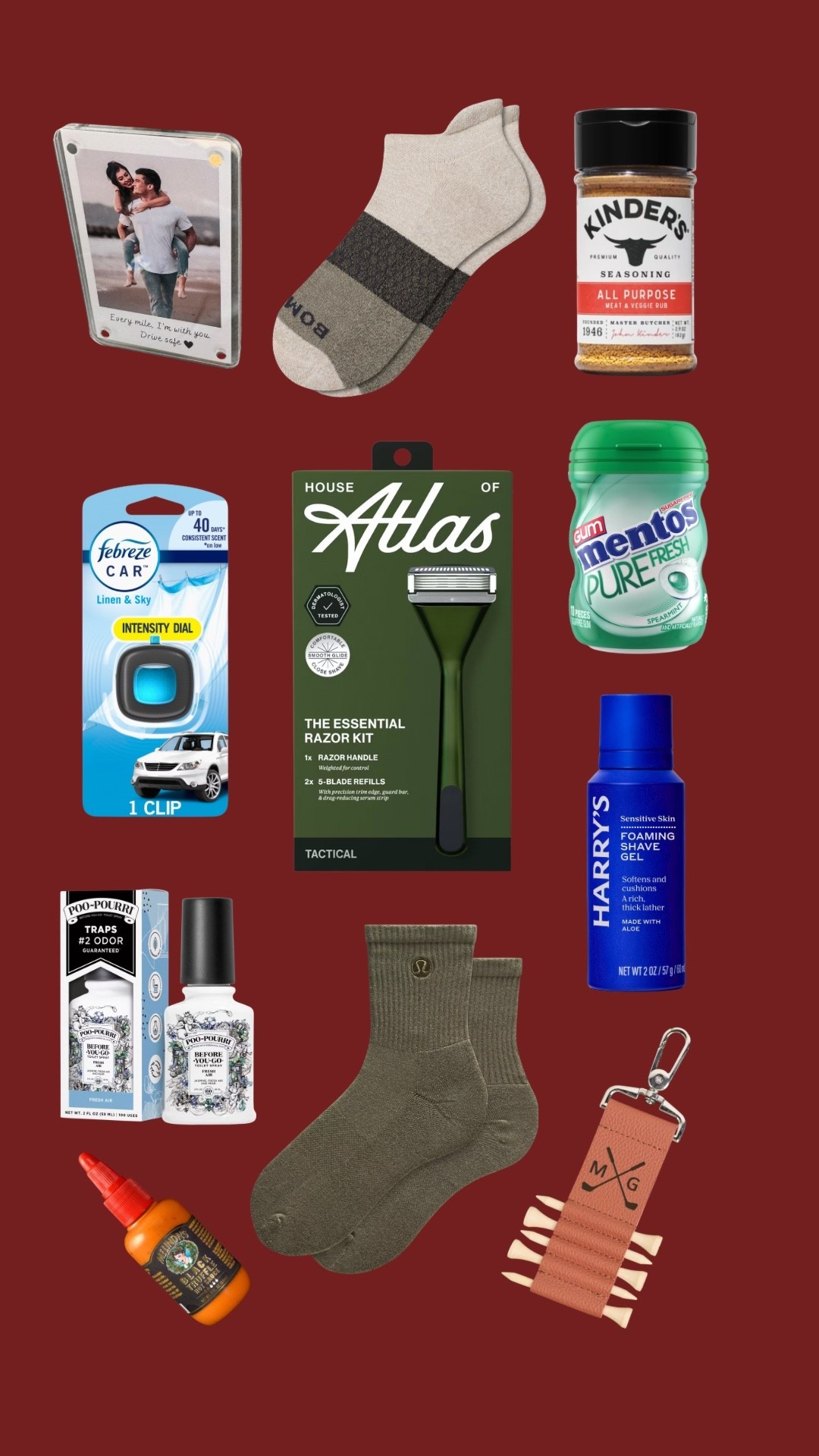 Stocking stuffers for him! 🎄