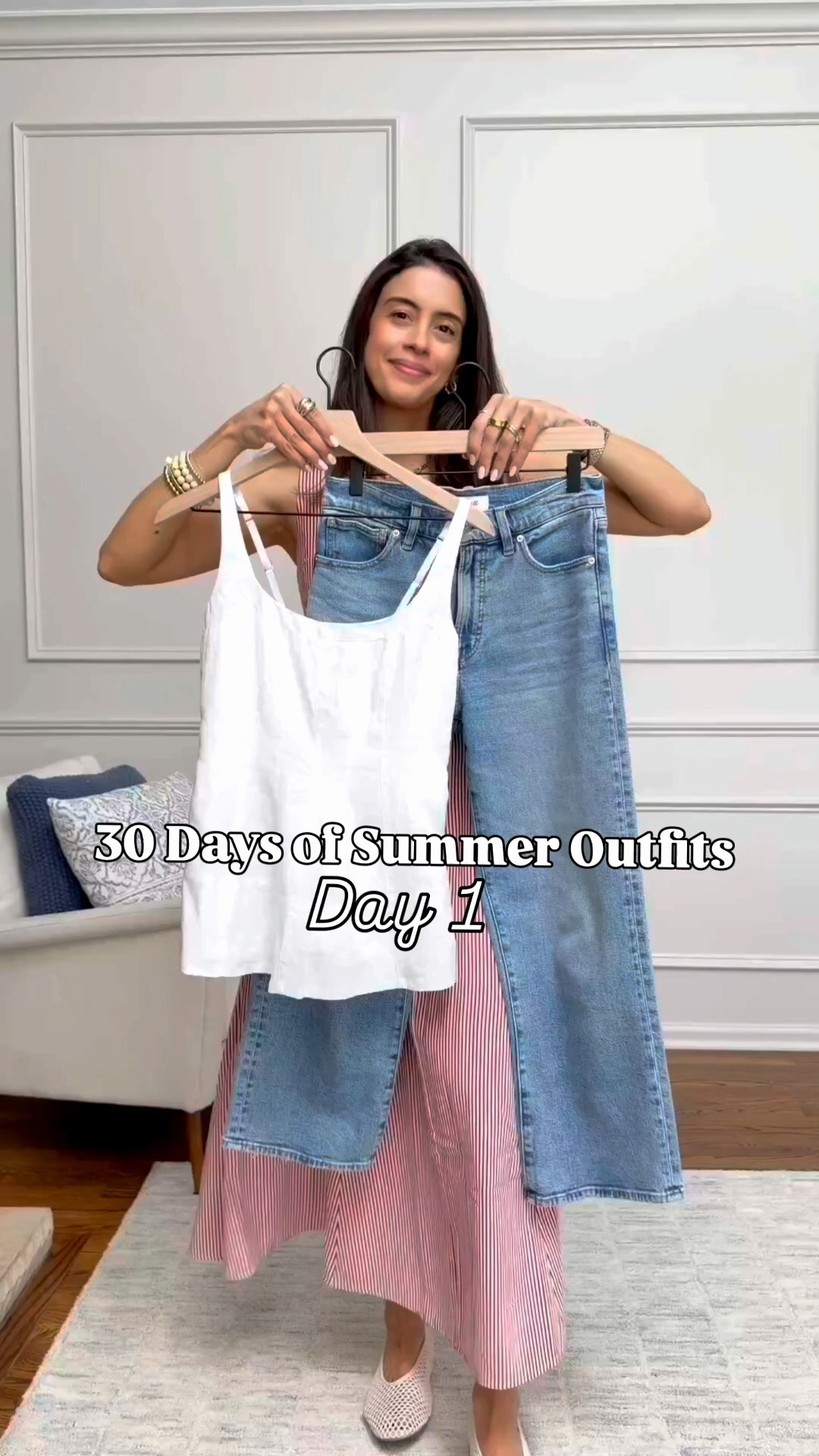 Summer outfits day 1
Jeans + linen top and flats
Wearing size small on the top
Jeans are TTS
Flats run small - I sized up one

#LTKootd #LTKgrwm #LTKSeasonal