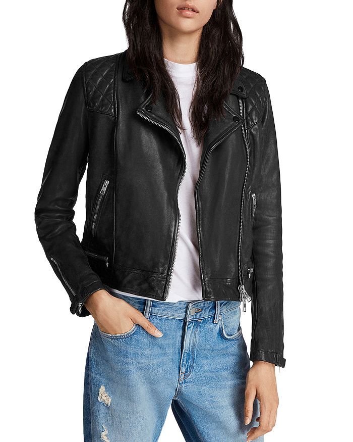 Conroy Quilted Leather Biker Jacket | Bloomingdale's (US)