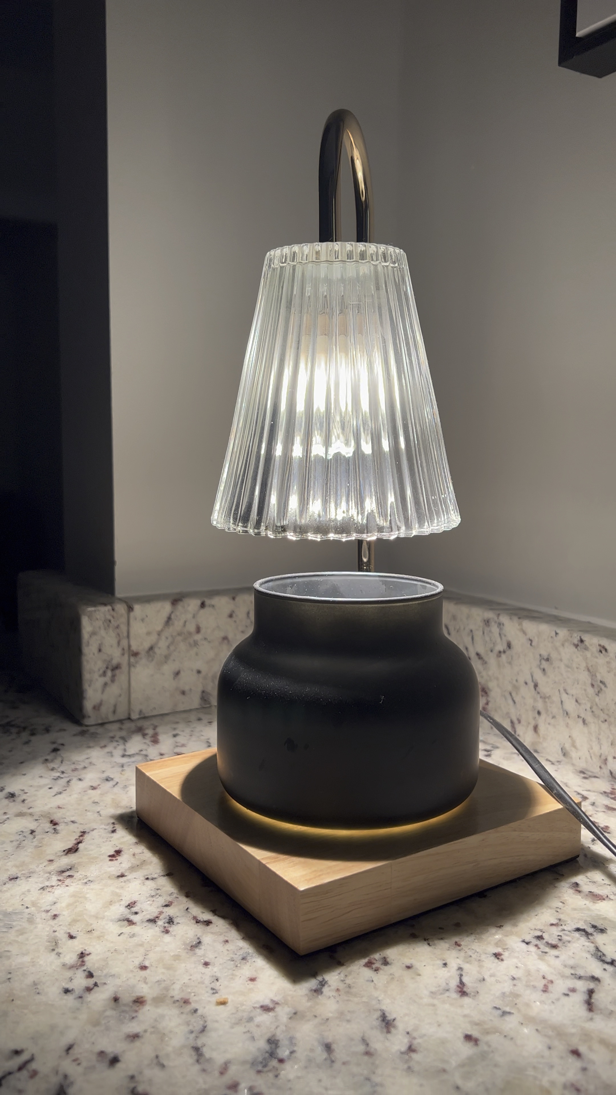 This candle warmer! Huge fan of the gold and wood stand + the dimmer! It’s super cozy. You can add a lot of different size candles on this one too. #amazon #amazonmusthave #amazonfind #candle #candlewarmer #moody #aesthetic #cleangirlaesthetic

#LTKhome #LTKFind #LTKunder100