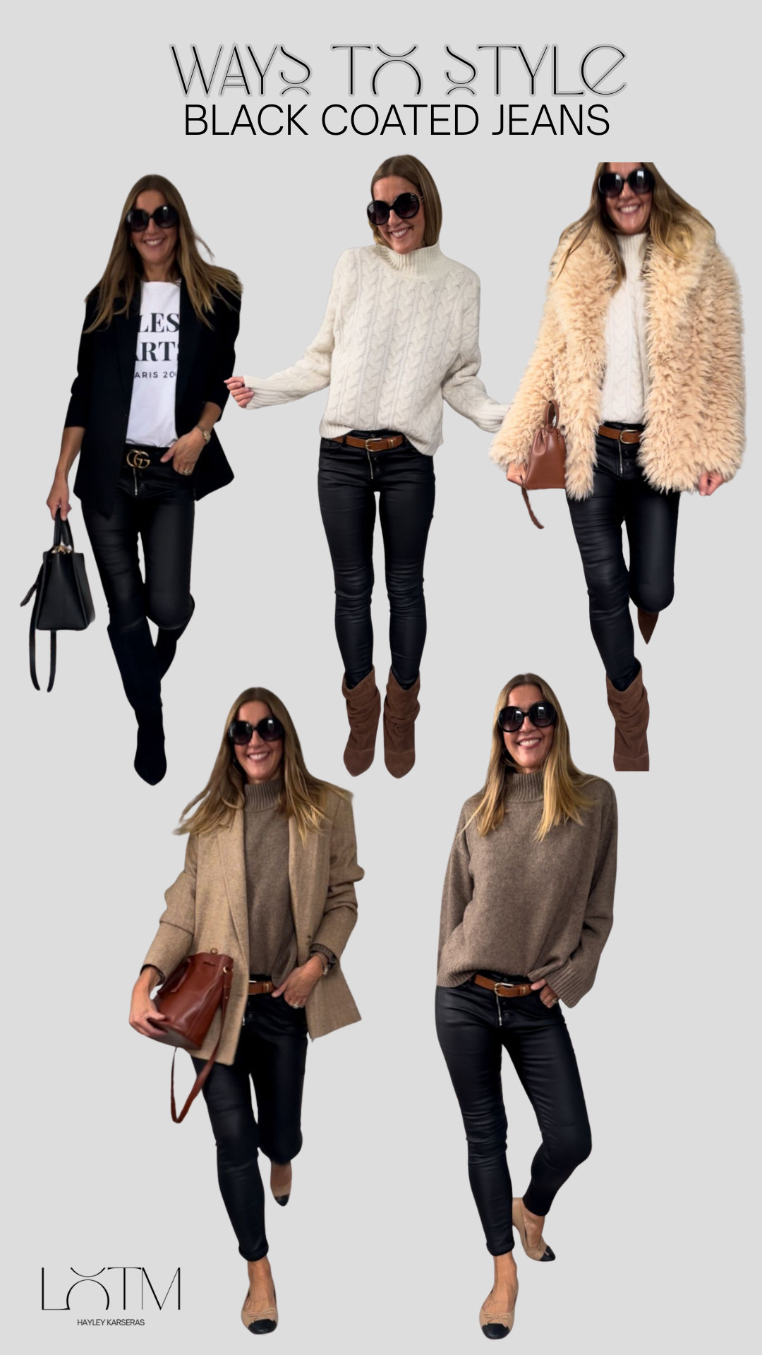 You all LOVE leather leggings/coated black jeans. Here are some ways to style them! 

 #LTKuk #LTKautumn #LTKstyletip