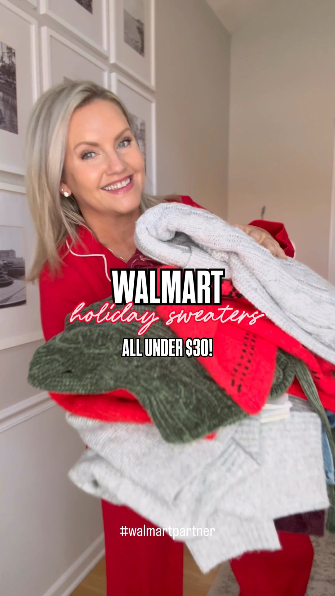 New Holiday sweaters from Walmart 🎄
All of these sweaters look expensive but, they are all under $30! Great options for all your holiday get togethers!
SIZING: I’m 5’3”
Im in size small in all sweaters except the last oversized cardigan (I’m in medium). 
I’m in size medium in the sweater knit skirt set.
Size 8 short in the jeans 
Coat is size medium, but need small
Everything runs true to size. 
#walmartpartner #walmartstyle @walmartstyle

#LTKHoliday #LTKFindsUnder50 #LTKSeasonal