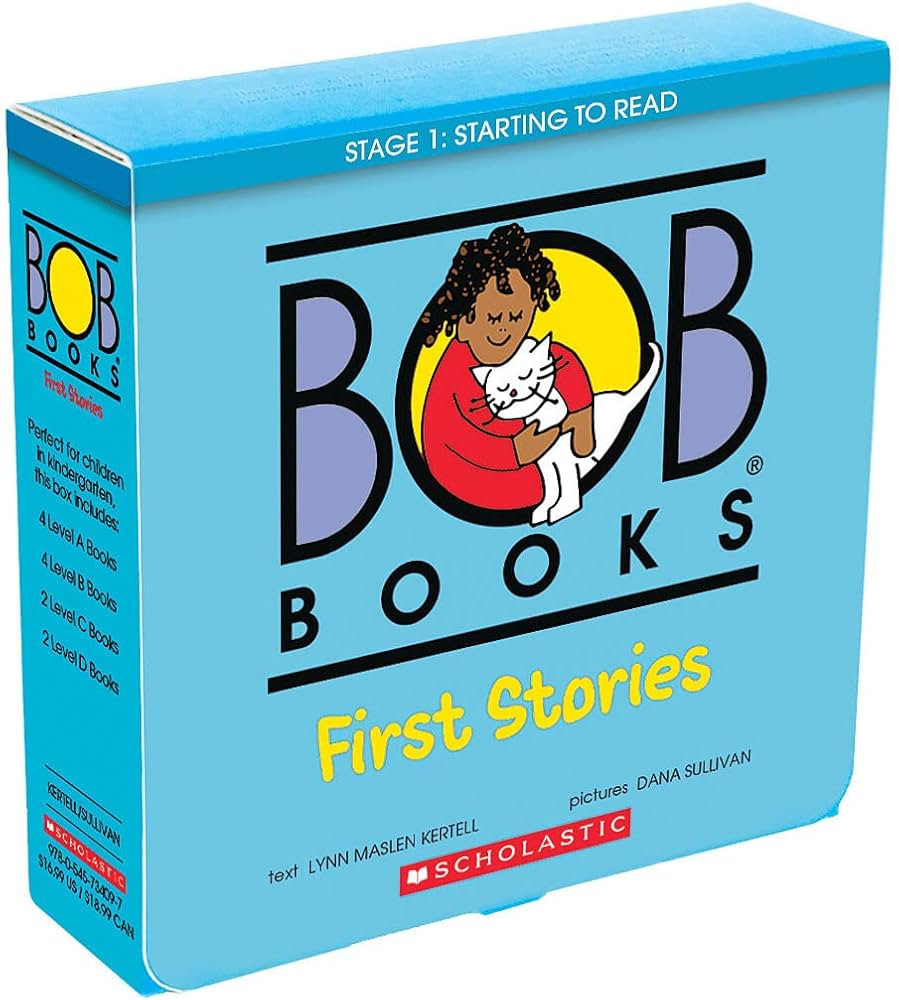Bob Books - First Stories Box Set | Phonics, Ages 4 and up, Kindergarten (Stage 1: Starting to Re... | Amazon (US)