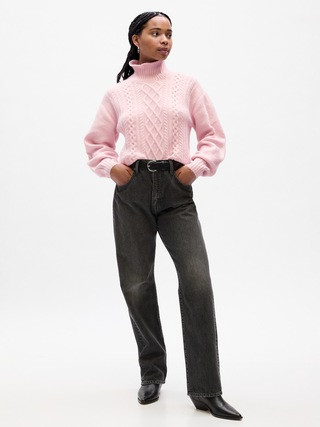 Relaxed Forever Cozy Cable-Knit Sweater | Gap Factory