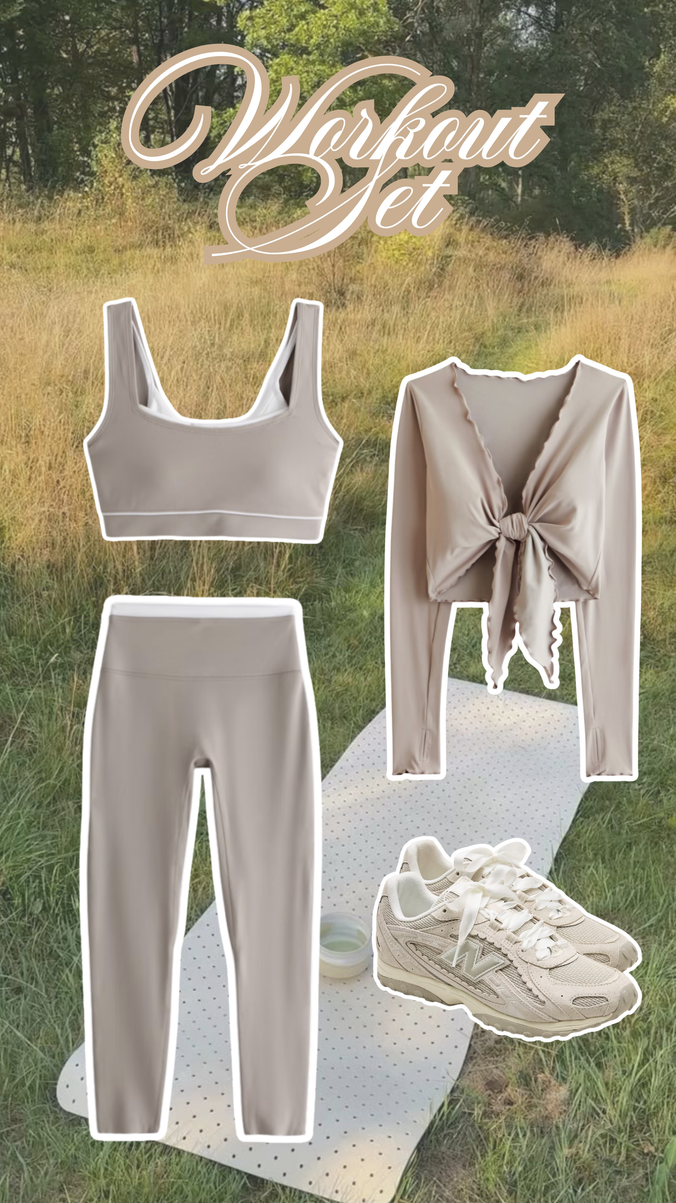 I'm loving this new workout set with the matching tie top! So cute for pilates!

pilates outfits, leggings set, workout set, mom outfit 

 #LTKootd #LTKmomlife