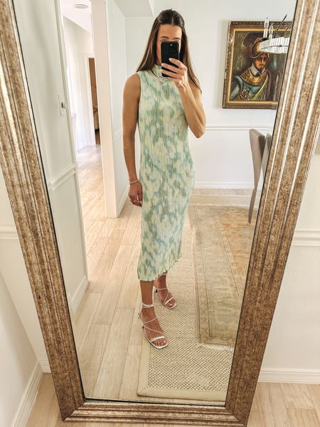 Spring dress on sale 20% off right now with target circle making it $28. Love the crinkle textured silky material. Would pack well for travel. Wearing size xs. Runs loose flowy. Tts  

#LTKtravel #LTKunder50 #LTKsalealert
