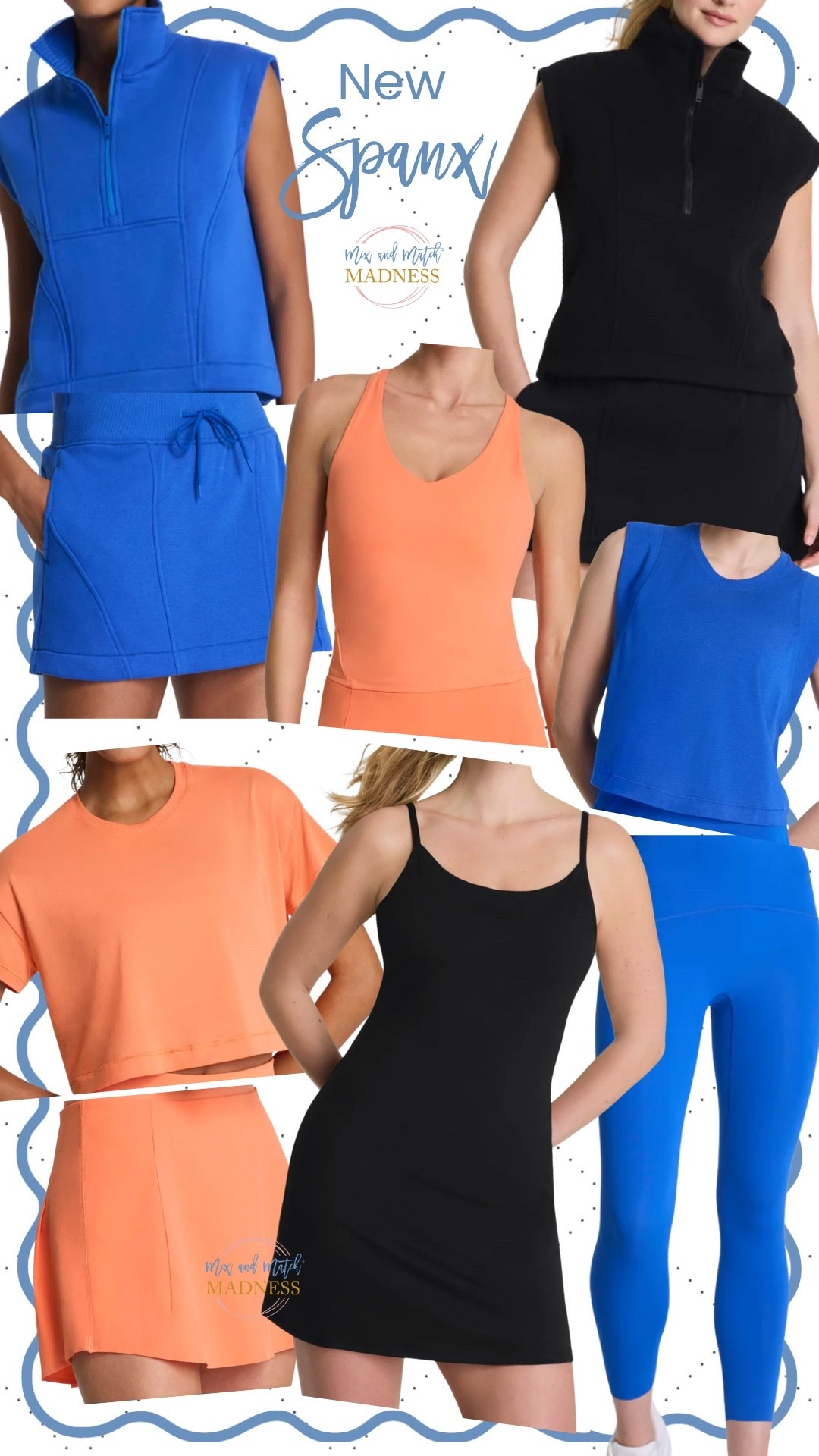 New SPANX on the way to me!! I’m so excited for these new pieces and these colors are gorgeous! ￼
Pleated Skort - small
Cropped Tank - small
Cropped Tee - small 
Sleeveless 1/2 Zip - xs
Leggings - 7/8 small
Cotton Skort - small
Cami Dress - small ￼

*Use code Catherinexspanx for 15% off + free shipping on 1st order ￼

#LTKmorningroutine #LTKfitnessgoals #LTKmomlife