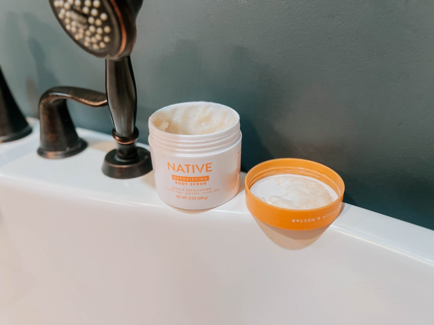 Thank you so much @influenster and @native for gifting me this sugar scrub to review! I absolutely love sugar scrubs and I was so excited to try this! First, it smells wonderful. It reminds me of the tropical flavor gum I used to chew in high school. Sweet and cool but not too strong. The texture is so silky and soft and not too aggressive like some other sugar scrubs. It’s rich and creamy and gently exfoliates without feeling harsh on the skin and my skin feels so smooth after each use. The clean ingredients are just another added bonus! I love this scrub so much!

@influenster #complimentary @native #GiftedbyNative #SweetPeachNectarBodyScrub
