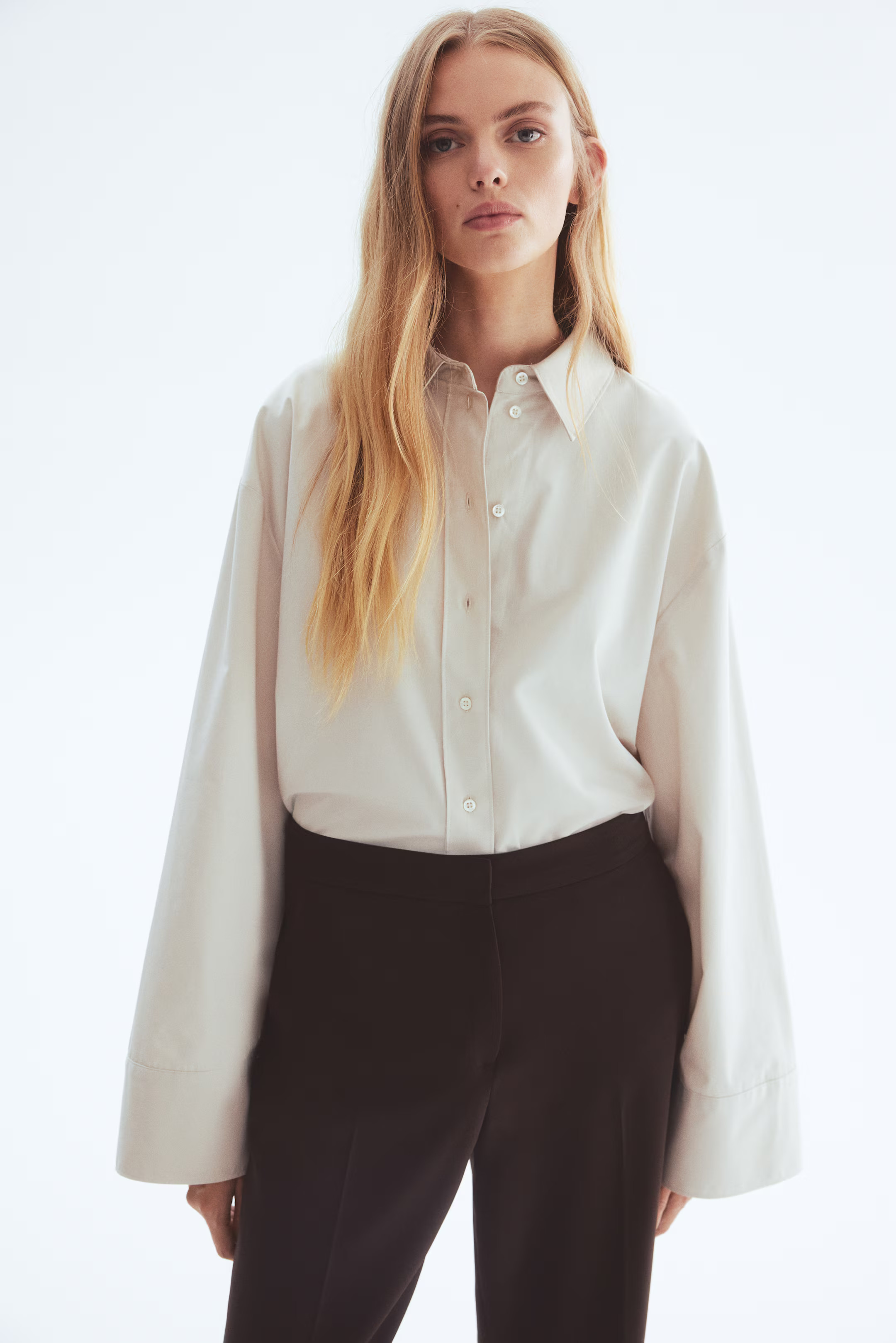 Tailored trousers - Dark brown - Ladies | H&M GB | H&M (UK, MY, IN, SG, PH, TW, HK)