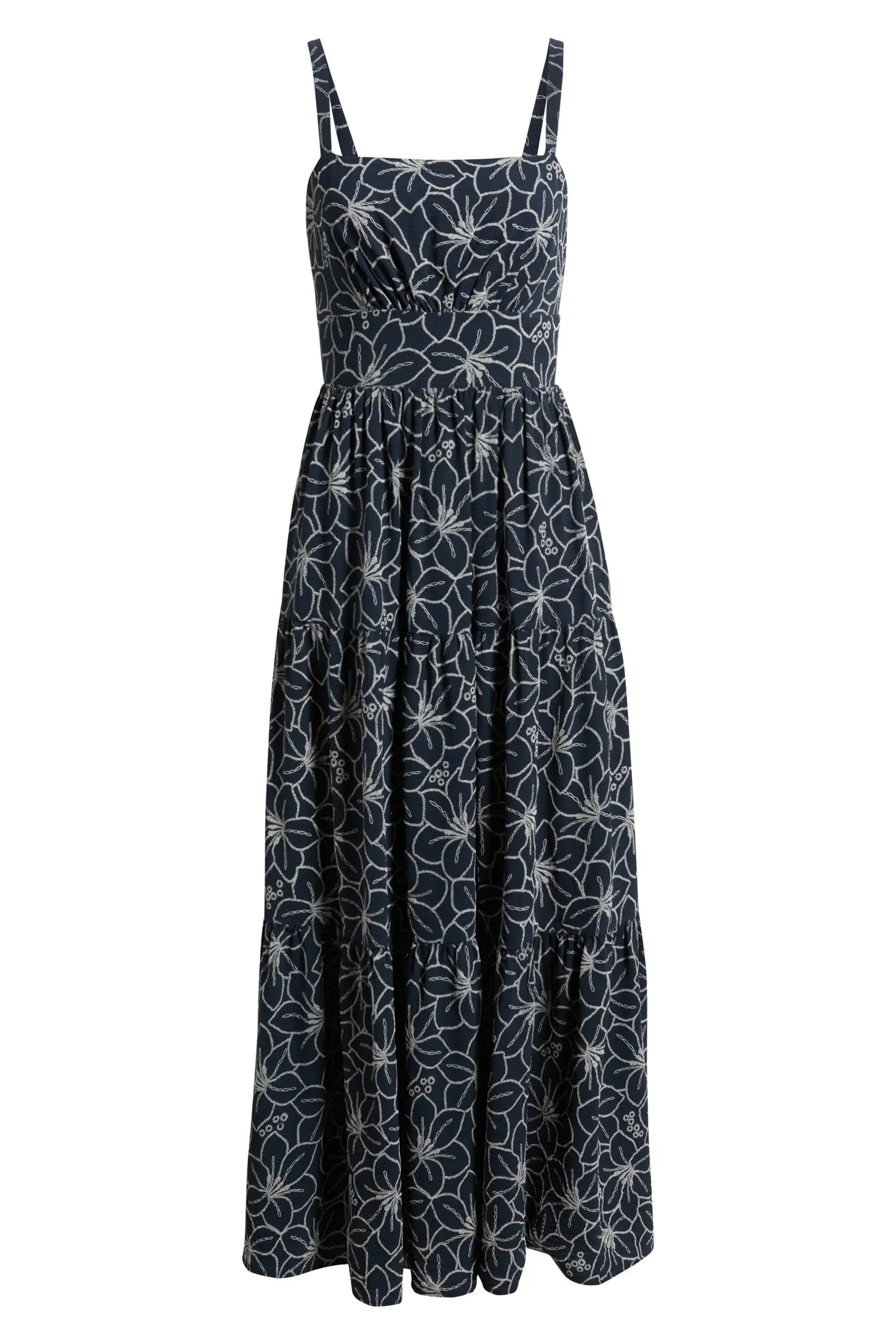 Floral Embroidered Sleeveless Maxi Dress (Women) | Nordstrom | Nordstrom