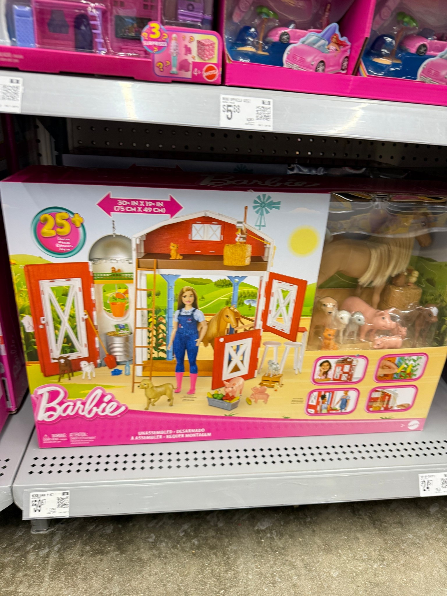 Barbie Horse Barn Playset with 25+ Feeding & Grooming Accessories [Walmart Exclusive]

#LTKHoliday #LTKGiftGuide #LTKKids