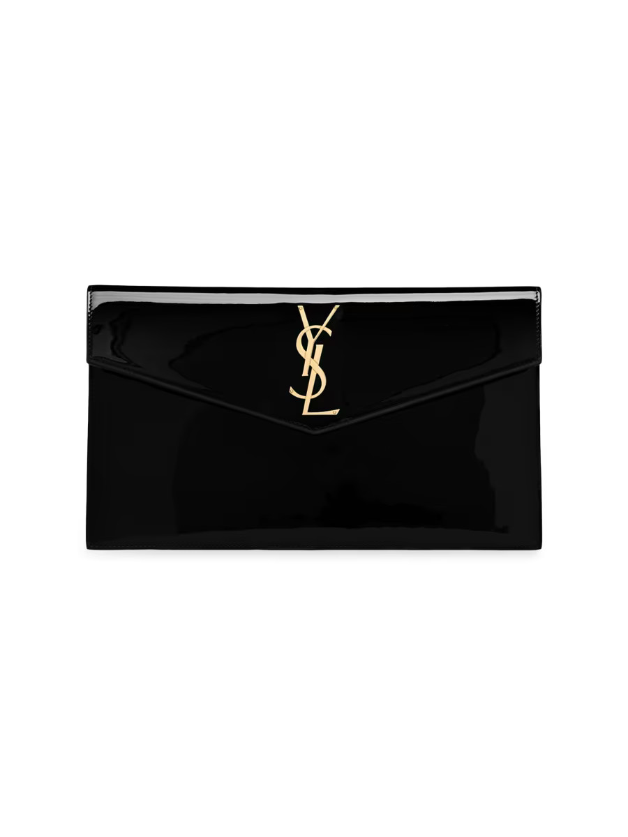 Uptown Pouch in Patent Leather | Saks Fifth Avenue