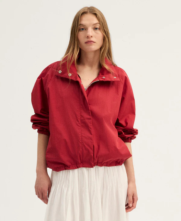 Funnel-Neck Windbreaker Jacket | Madewell