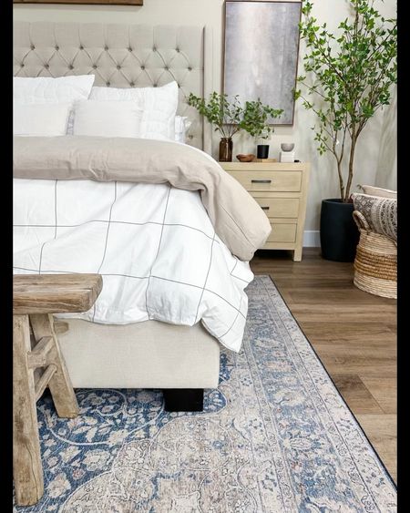 Bedroom furniture 
Bedroom decor
Amazon rug 
Wall art 
Faux tree 

#LTKsalealert #LTKhome #LTKstyletip