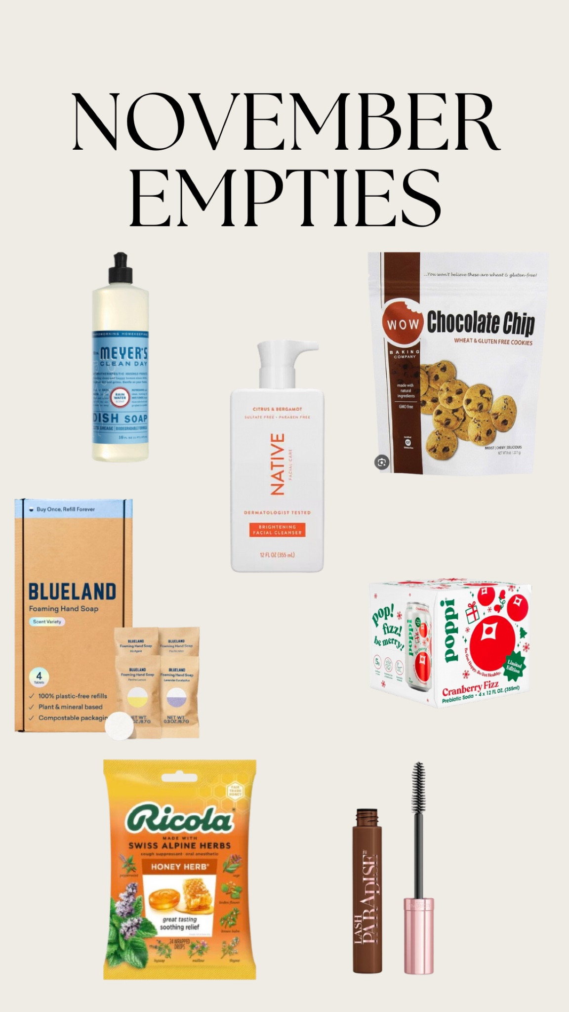 november empties! 

#LTKOver40 #LTKBeauty #LTKGiftGuide