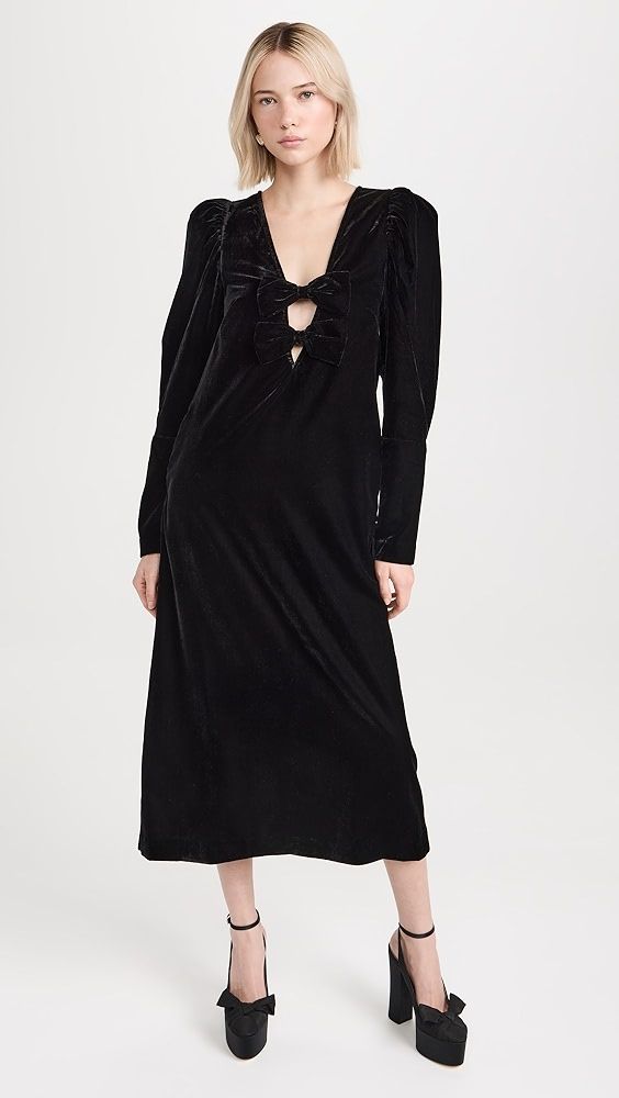 Sea Paloma Velvet Long Sleeve Dress | Shopbop | Shopbop
