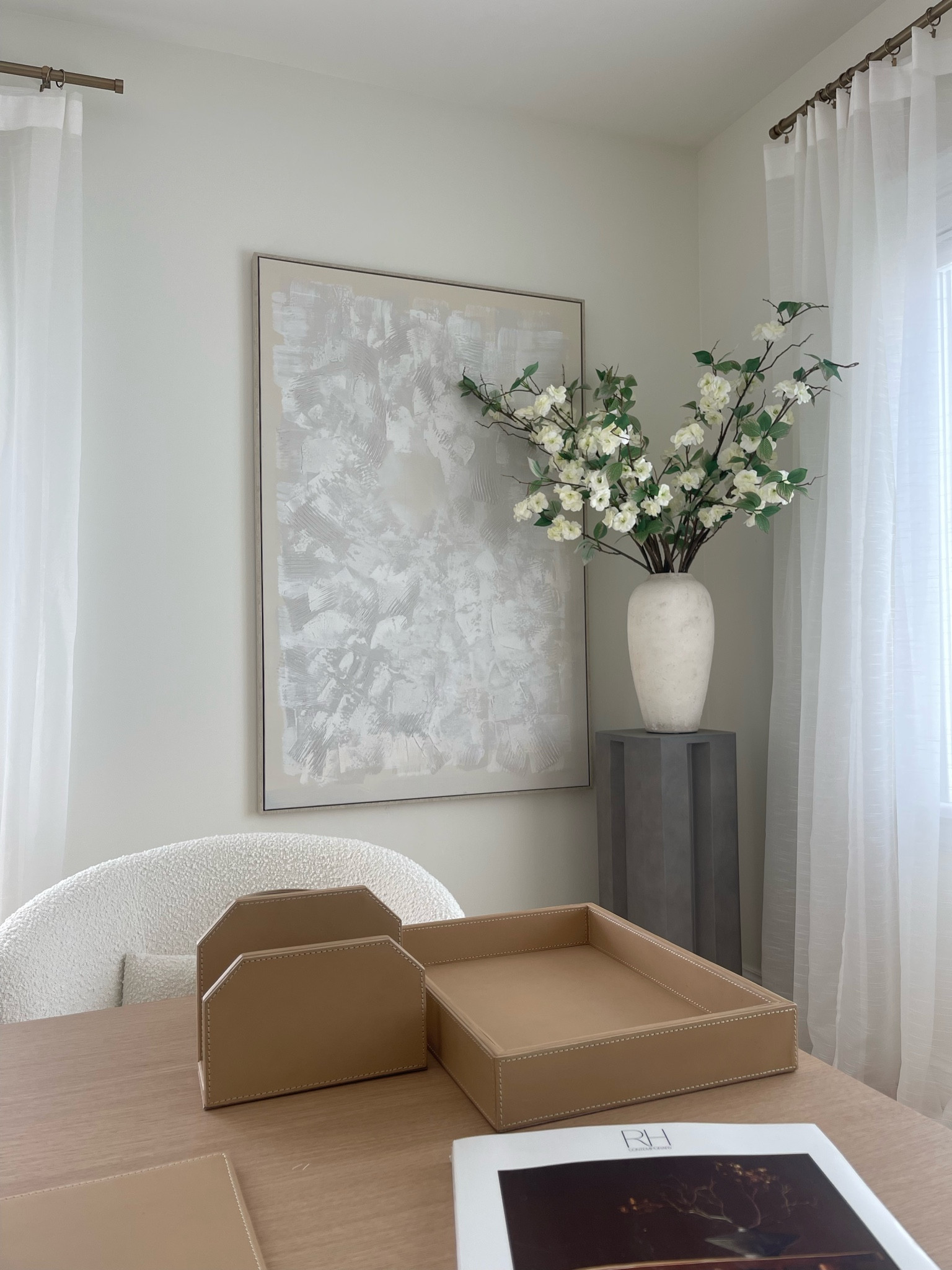 The prettiest spring stems under $5 @walmart in my office! And this gorgeous oversized abstract art. 

#walmarthome #walmart #springdecor #walmartfinds #walmartdeals 

#LTKhome #LTKsalealert #LTKSeasonal