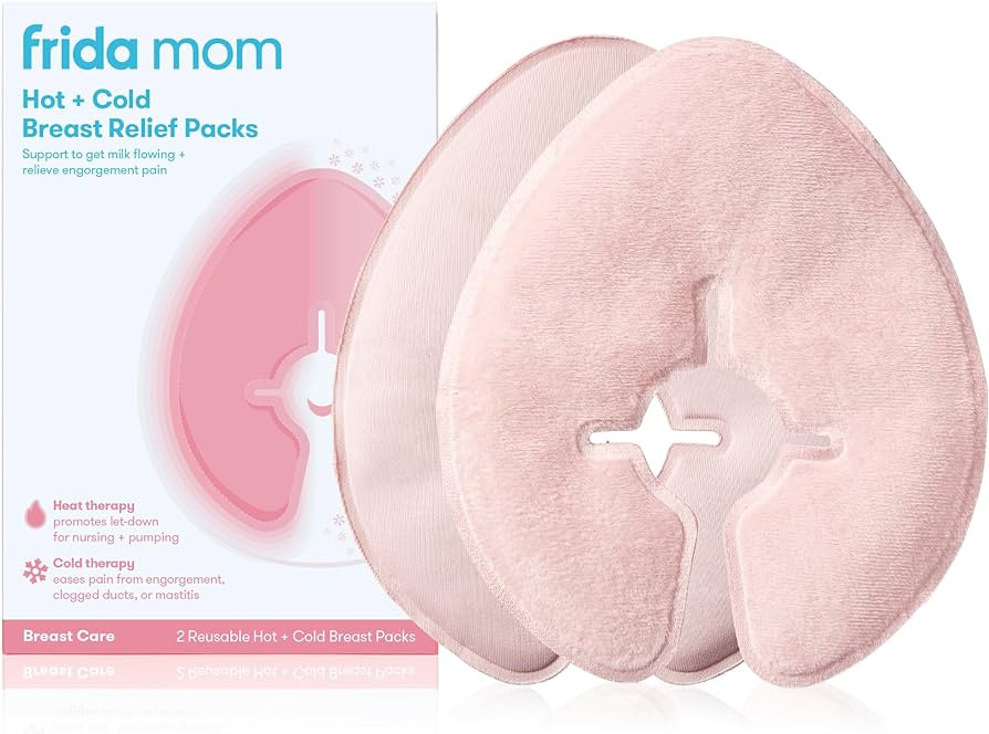 Frida Mom Breast Therapy Packs, Breast Pads, Cold & Hot Pack for Pain Relief, Breastfeeding Essen... | Amazon (US)